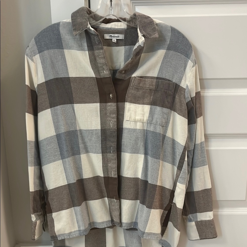 Madewell Hartfield Buffalo Check Flannel Shirt